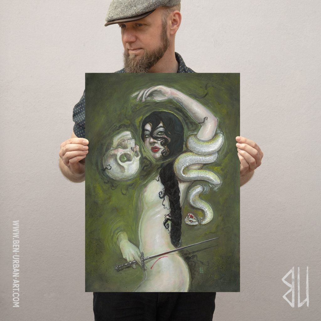 Witch Pond - Art Poster Print A2 42cm x 59,4cm